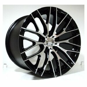 Slk SLK 1475 9x18inç 5x120 Black+Silver Machined Çelik Jant