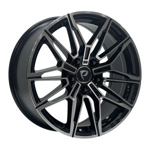 BK 5938 8X19İNÇ  5X120 ET35 72.56 BLACK MACHINED XL ÇELİK JANT