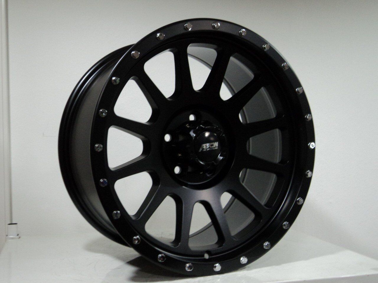 BCH 8891 9x18inç 6x139.7 et-12 110 MAT BLACK  Machined Çelik Jant