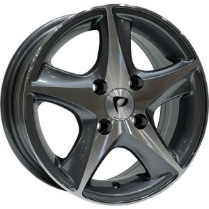 BK 087 5.5X13İNÇ 4X100 ET35 73.1 GUN MACHINED ÇELİK JANT