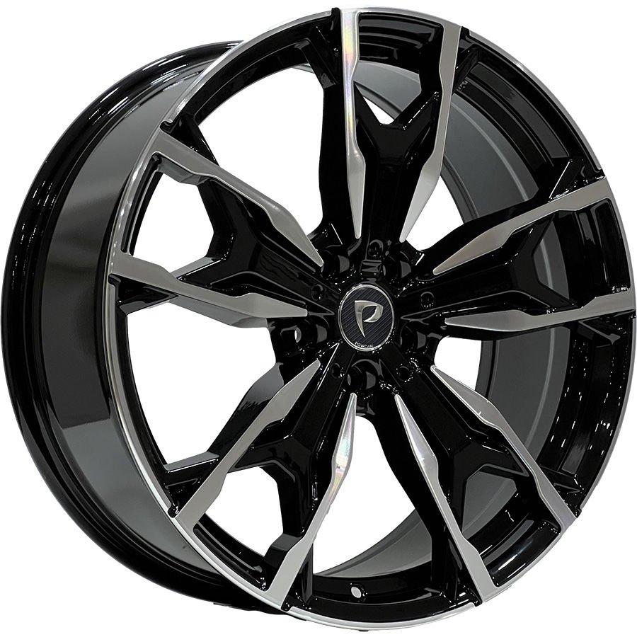 BKY 0204 9.5X20 inç 5X112 ET40 66.6 BLACK MACHINED XL