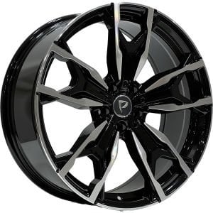 BKY 0204 9.5X20 inç 5X112 ET40 66.6 BLACK MACHINED XL