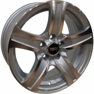 Megatork TORK 337 6x14inç 5x100 SILVER MACHINED ÇELİK JANT