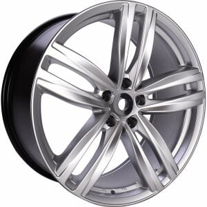 Slk SLK 1611 7.5x17inç 5x100 Silver Machined VOLKSWAGEN Replika Çelik Jant