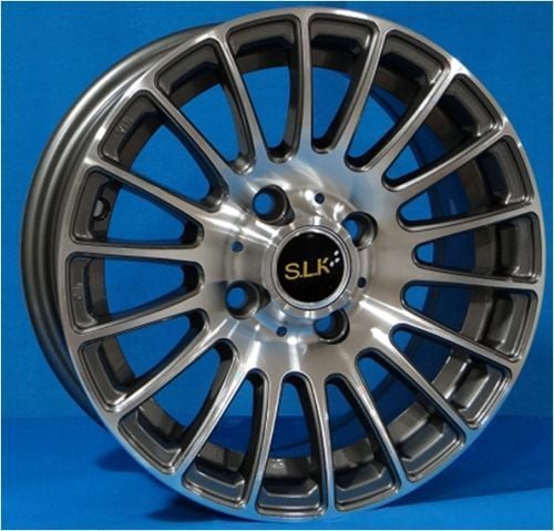 SLK 1323 5.5x13inç 4x100 Gun Machined Çelik Jant