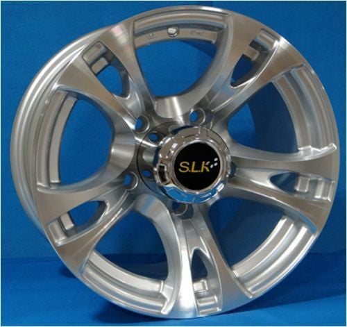 Slk SLK 1143 8x15inç 5x139.7 Silver Machined Çelik Jant
