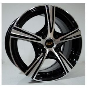 Slk SLK 2048 6x14inç 4x100 Black Machined Çelik Jant