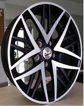 CMS 836 7x16inç 5x114.3 Black Diamond Çelik Jant