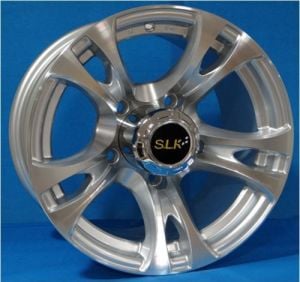 Slk SLK 1143 8x15inç 6x139.7 Silver Machined Çelik Jant