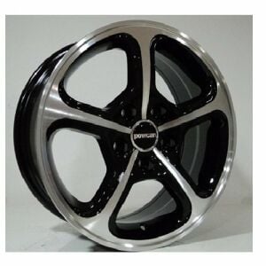 Powcan BK 450 6.5X15inç 5x114.3 Black Machıned Çelik Jant