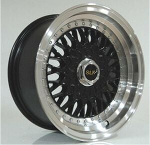 Slk SLK 1308 7x14inç 4x100/108 Black Machined BBS Çelik Jant