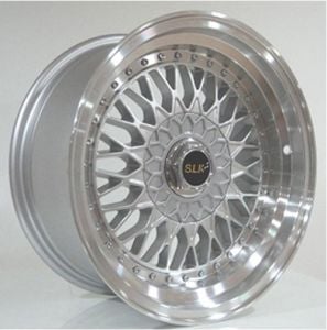 Slk SLK 1308 7x14inç 4x100/108 Silver Machined BBS Çelik Jant