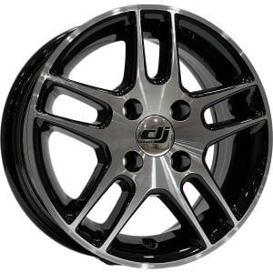 DJ 103/A 5.5X13İNÇ  4X100 ET30 67.1 BLACK DAİMOND ÇELİK JANT