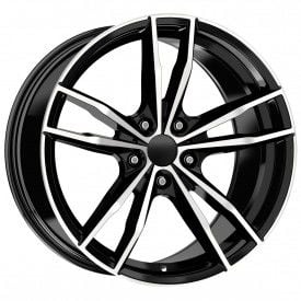 DY 649 8.5X19İNÇ  5X120 ET30 72.6 BLACK MACHINED XL ÇELİK JANT