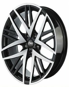 CMS 869 8x18inç 5x112 Black Diamond Çelik Jant