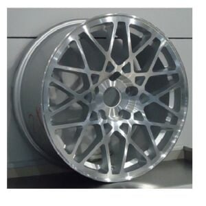 Powcan BK 685 8x18inç 5x112 Silver Machined Çelik Jant