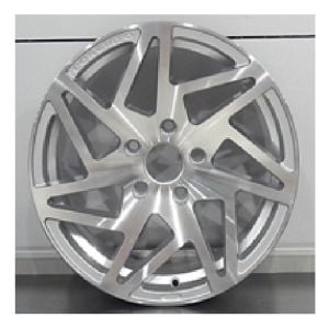 Powcan BK 935 7x15inç 5x112 Silver Machined Çelik Jant