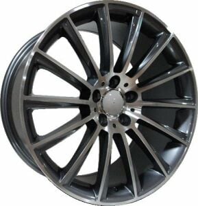 BK 836 8.5x19inç 5x112 et45 66.56 BLACK Machined Çelik Jant