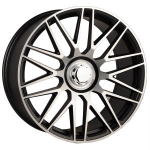 BKY 0207 11X21İNÇ  5X112 ET40 66.56 BLACK MACHINED XL ÇELİK JANT
