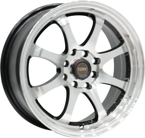 Megatork TORK 357 6x14inç 4x108 BLACK MACHINED ÇELİK JANT