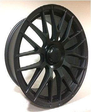 Powcan BK 912 8.5x19inç 5x112 et45 66.56 Mat Black Machined Mercedes Çelik Jant