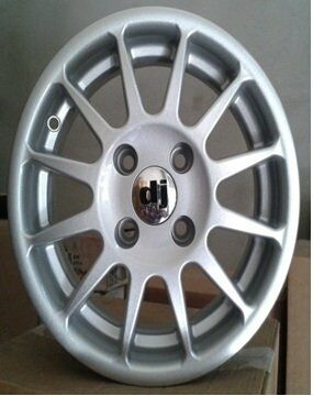 Dj DJ 100 6x14inç 4x100 et37 67.1 Silver Diamond Çelik Jant