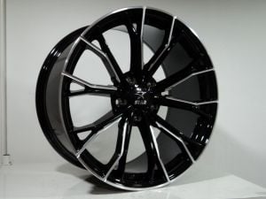 TPL 1231 8.5x19inç 5x112 et30 66.6 BLACK Machined Çelik Jant