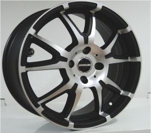 Powcan BK 259 9.5x22inç 5x130 Mat Black Machined Çelik Jant