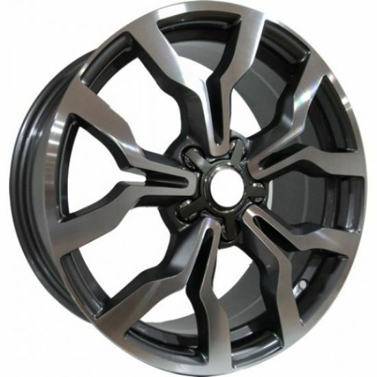 Slk SLK 1285 8.5x19inç 5x112 Gun Machined AUDİ Replika Çelik Jant