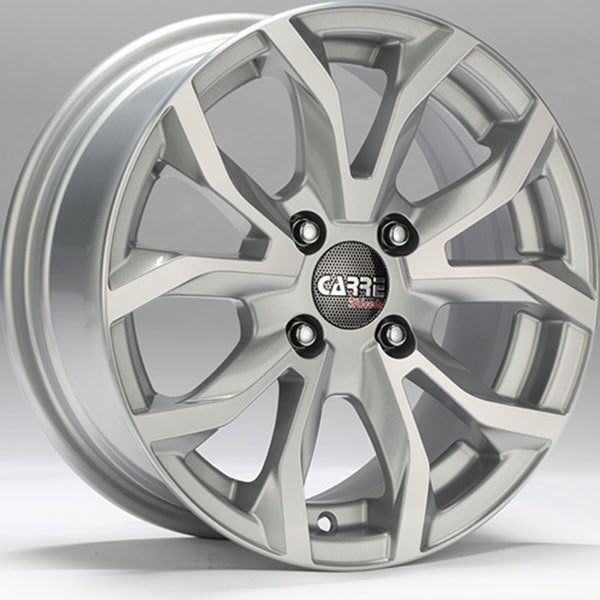 Carre CAR 534 6.5x15inç 4x98 Black + Silver Diamond Çelik Jant