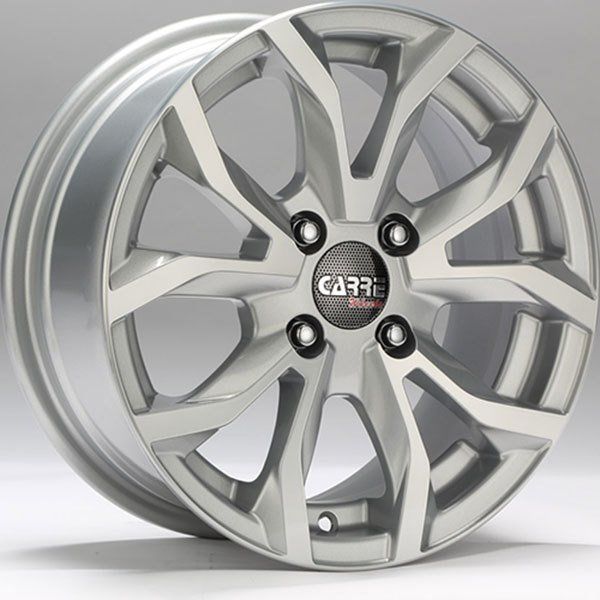 Carre CAR 634 7x16inç 4x108 Silver + Black Diamond Çelik Jant