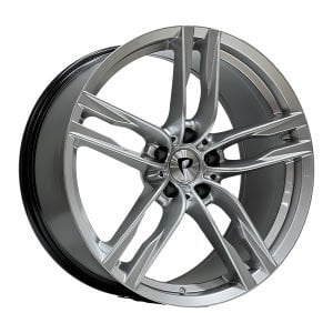 BK 1119 9.5X20İNÇ  5X120 ET25 72.56 HYPER SILVER XL ÇELİK JANT
