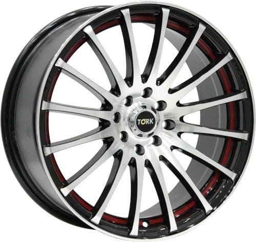 Megatork TORK 367 6.5x15inç 4x108 Black Under Red Çelik Jant