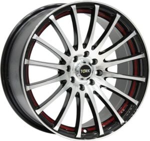 Megatork TORK 367 6.5x15inç 4x108 Black Under Red Çelik Jant