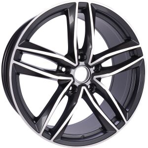 BK 690 8.5x19inç 5x112 et32 66.45 GUN Machined Çelik Jant