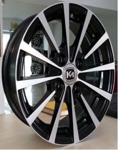 Kormetal KM 215 6x14inç 4x108 et35 67.1 Black Machined Çelik Jant