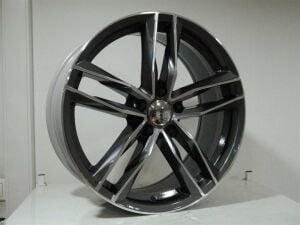 DY 189 8.5x19inç 5x112 et35 66.45 BLACK Machined Çelik Jant