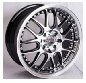Tailong TL 1304 6.5x15inç 4x100 Black Machined Çelik Jant