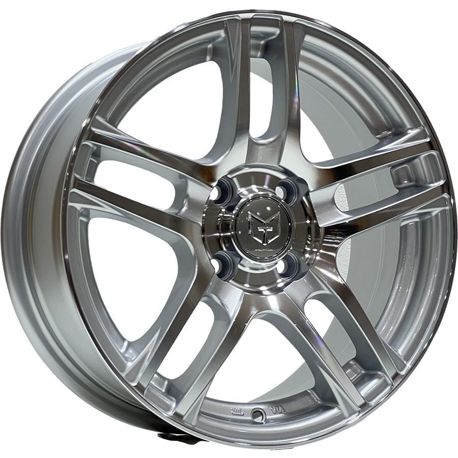 TORK 6204 6.5X14İNÇ 4X100 ET35 73.1 SILVER MACHINED ÇELİK JANT