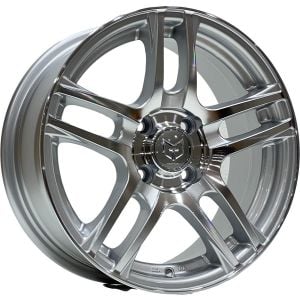 TORK 6204 6.5X14İNÇ 4X100 ET35 73.1 SILVER MACHINED ÇELİK JANT