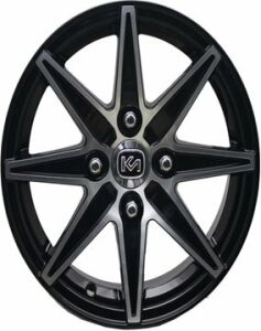 Kormetal KM 414 6x14inç 4x98 et35 67.1 Black Machined Çelik Jant
