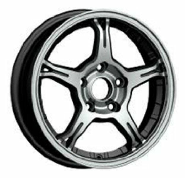 Tailong TL 5213 6x15inç 4x100 Black Machined Çelik Jant