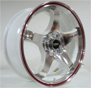 Megatork TORK 391 6.5x15inç 4x100 White Machined Red Çelik Jant