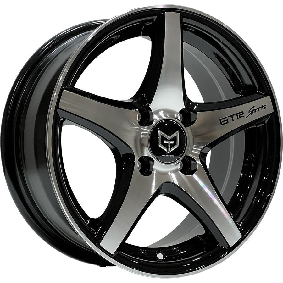 TORK 3208 6X14İNÇ  4X100 ET35 73.1 BLACK MACHINED ÇELİK JANT