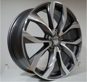 Powcan BK 633 7.5x18inç 5x112 Gun Machined AUDI Replika Çelik Jant
