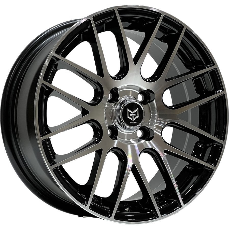 TORK-3194 6.5 X 15 İNÇ 4X100 ET33 73.1 BLACK MACHINED ÇELİK JANT