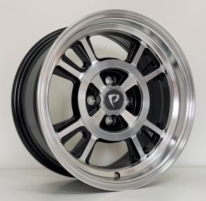 BK 5810 7X15inç 4X98 ET0 58.6 BLACK MACHINED XL ÇELİK JANT