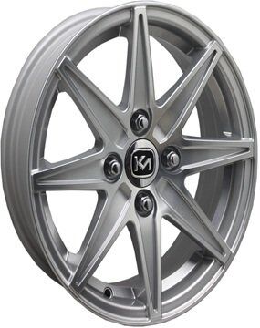 Kormetal KM 414 6x14inç 4x108 et35 67.1 Black Machined Çelik Jant