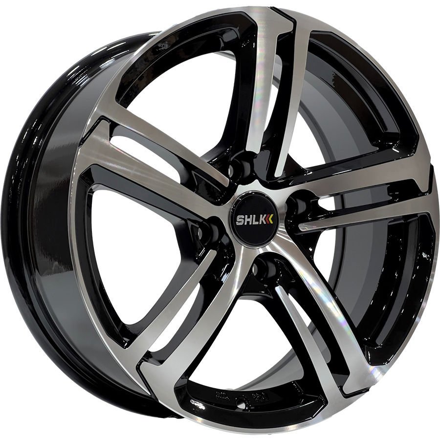 SLK 1721 6.5X16 inç 4X108 ET25 65.1 BLACK MACHINED XL ÇELİK JANT 1 TAKIM (4 adet) JANT SİPARİŞİ