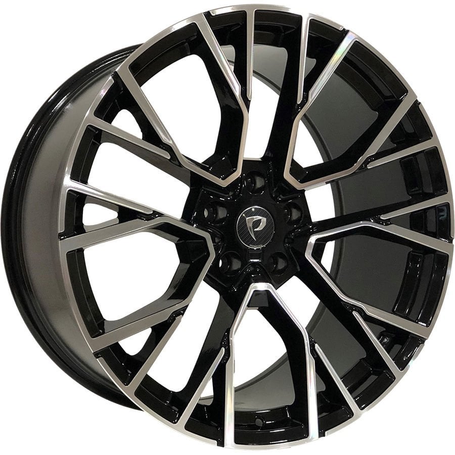 BK 5769 9.5X21İNÇ  5X120 ET40 74.1 BLACK MACHINED XL ÇELİK JANT